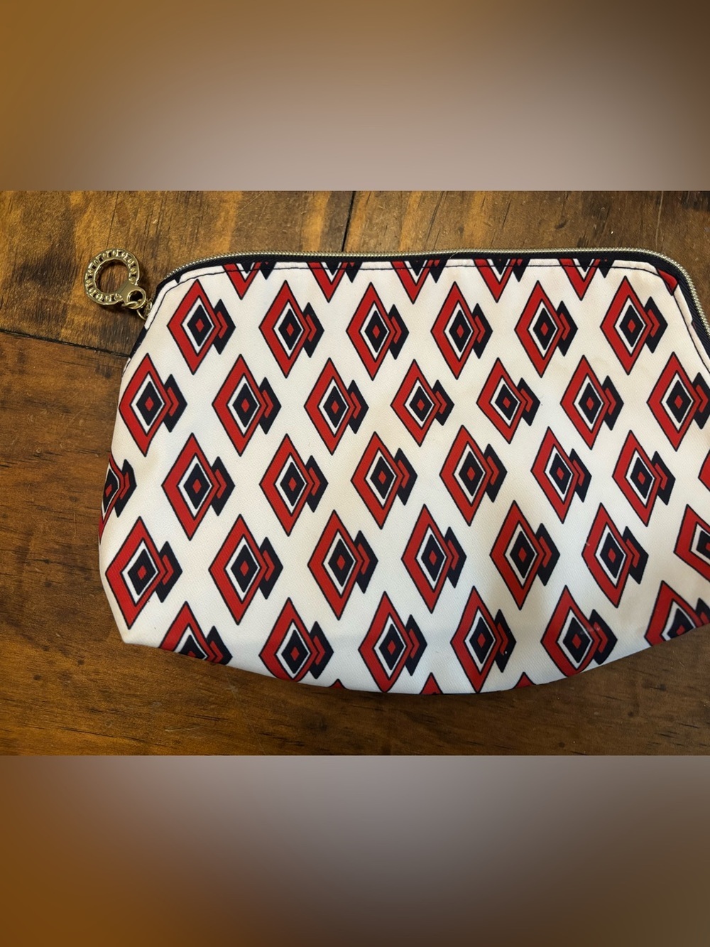 2 make up bags- Estée Lauder Patterned Multicolor Zip Pouch & NWT Ultra bag - Picture 3 of 7